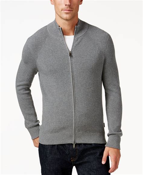 Michael Kors Men's Full Zip Sweaters 